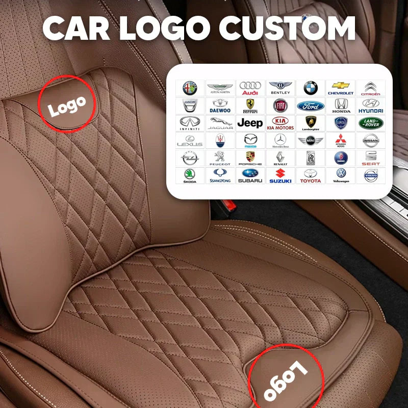 ZenDrive Customizable Breathable Memory Foam Car Seat Cushion – Ergonomic Support & Non-Slip Design
