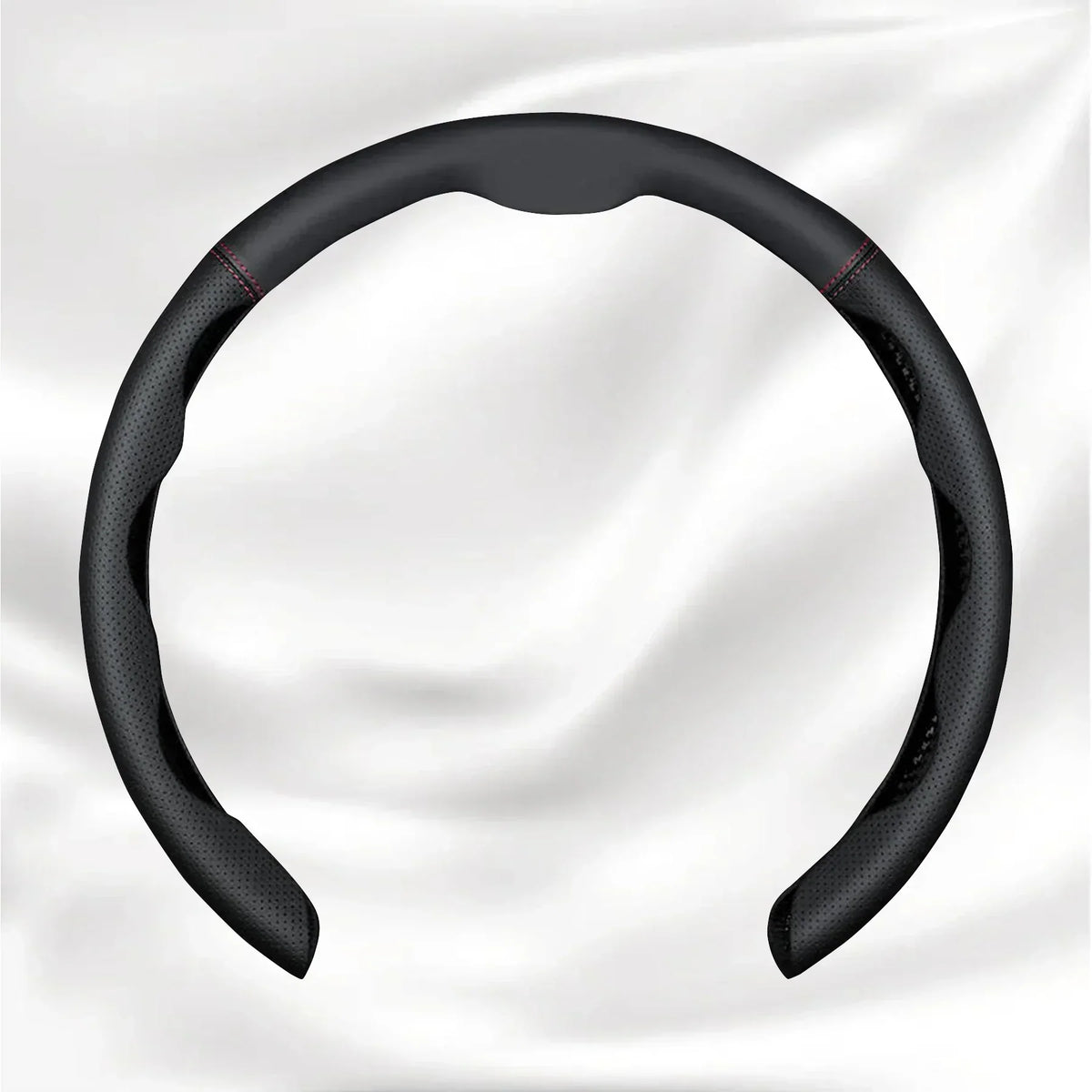 Nexi Customized Car Logo Breathable Ultra-thin 5D Leather & Carbon Car Steering Wheel Cover Universal Fit