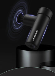 CROSSGUN BS200 Pro Professional Deep Muscle Massage Gun Brushless Motor 4 Massage Heads Timing Control for Full Body Facial Use