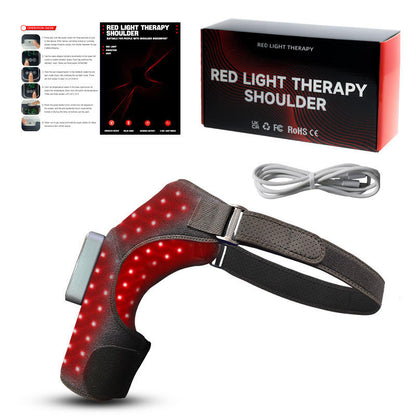 105 LED Red Light Therapy Heating Belt – Adjustable Heated Waist Wrap with Timer for Home Relaxation